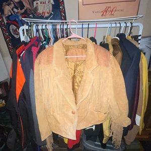 Womans Sz S Rare Moose Lake Lodge Avanti Jacket (Native American/Cowgirl)